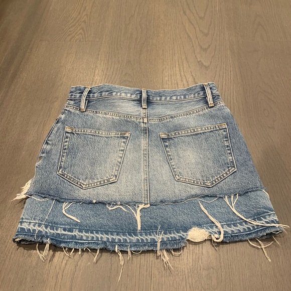 Frame Le Mini Skirt Front Split Release Hem - Picture 6 of 15